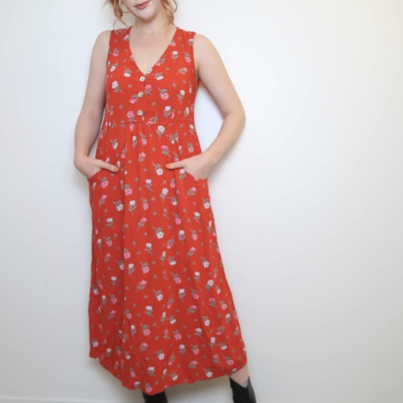 Granny Floral Print Dresses